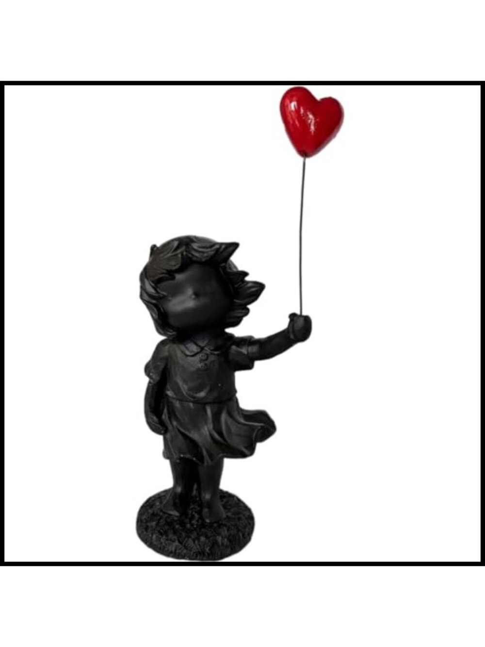 Resin Love Balloon Girl Statue Banksy Street Art Home Decor Sculpture